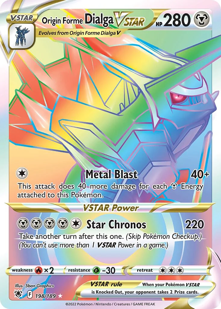 Origin Forme Dialga VSTAR 「ASR 198/189」「EN」