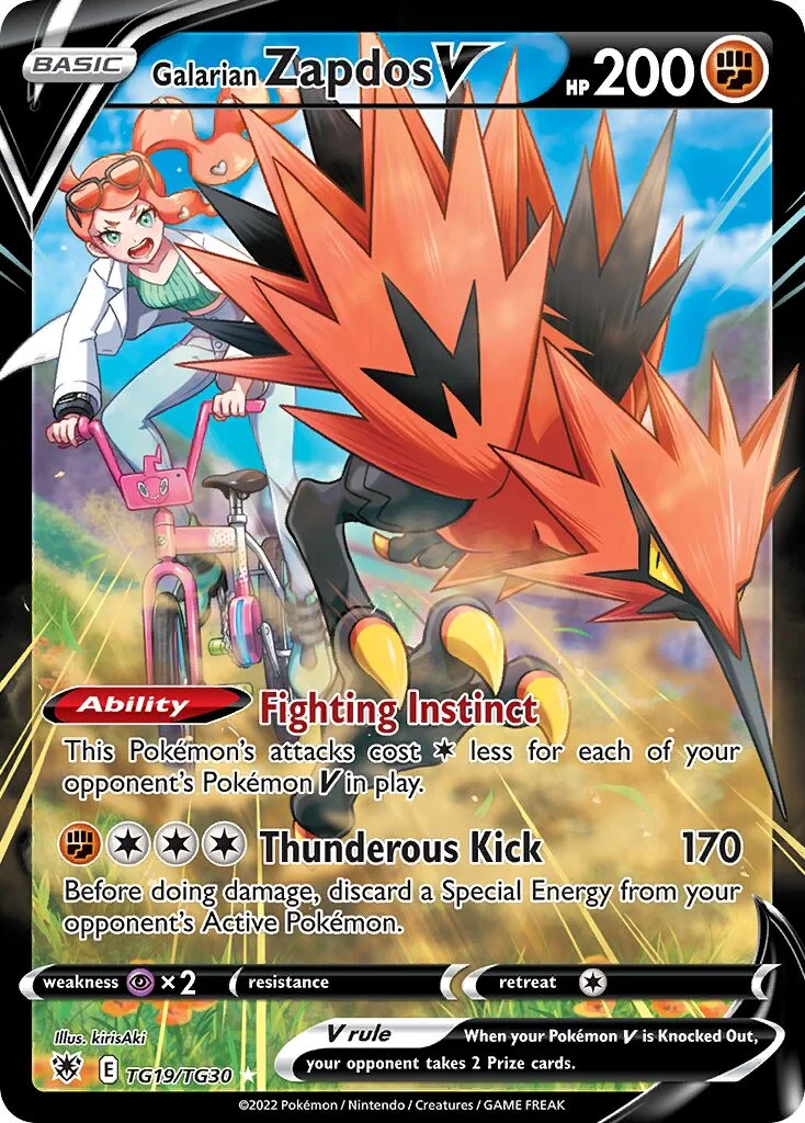 Galarian Zapdos V 「ASR TG19/TG30」「EN」