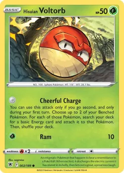 Hisuian Voltorb #002/189 · Pokémon