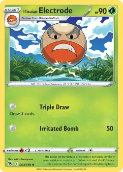 Hisuian Electrode #003/189 · Pokémon