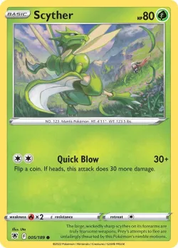 Scyther #005/189 · Pokémon