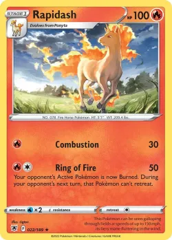 Rapidash #022/189 · Pokémon