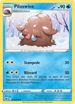 Piloswine #032/189 · Pokémon