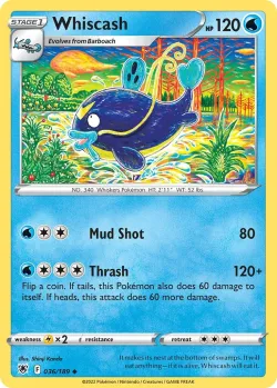 Whiscash #036/189 · Pokémon