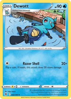 Dewott #042/189 · Pokémon