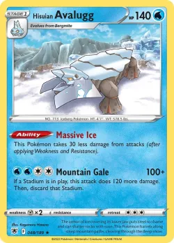 Hisuian Avalugg #048/189 · Pokémon