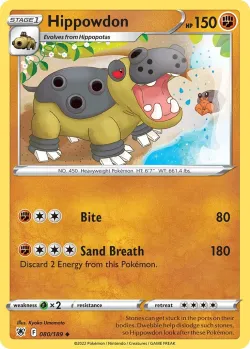 Hippowdon #080/189 · Pokémon