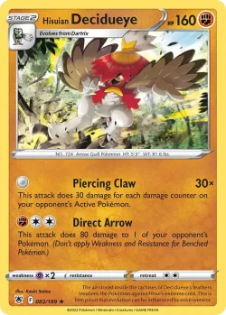 Hisuian Decidueye #082/189 · Pokémon