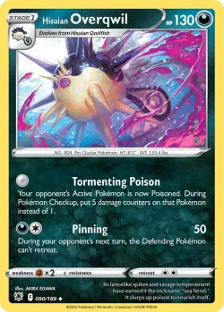 Hisuian Overqwil #090/189 · Pokémon