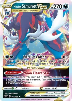 Hisuian Samurott VSTAR #102/189 · Pokémon