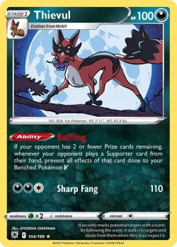 Thievul #104/189 · Pokémon