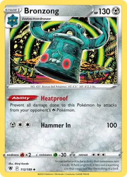 Bronzong #112/189 · Pokémon