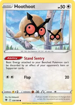 Hoothoot #120/189 · Pokémon