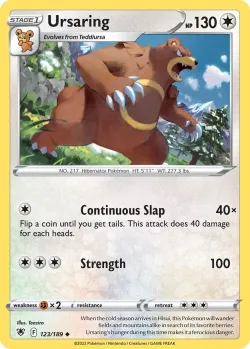 Ursaring #123/189 · Pokémon