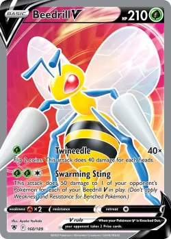 Beedrill V #160/189 · Pokémon