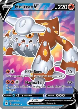 Heatran V #165/189 · Pokémon
