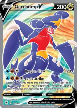 Garchomp V #178/189 · Pokémon
