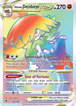 Hisuian Decidueye VSTAR 「ASR 195/189」「EN」