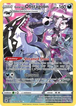 Galarian Obstagoon #TG10/TG30 · Pokémon