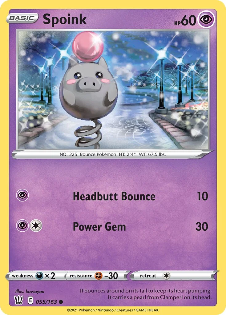 Spoink 「BST 055/163」「EN」