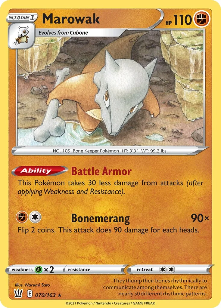 Marowak 「BST 070/163」「EN」