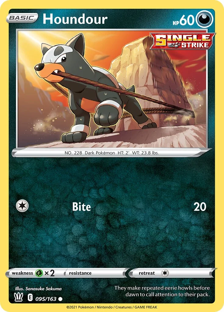Houndour 「BST 095/163」「EN」