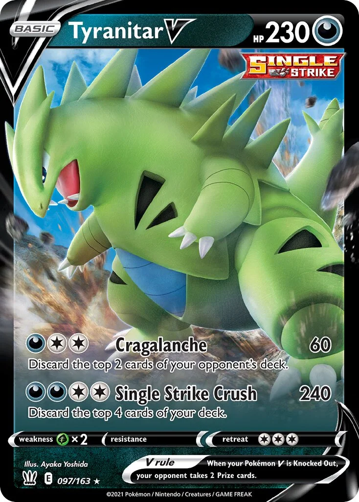 Tyranitar V 「BST 097/163」「EN」