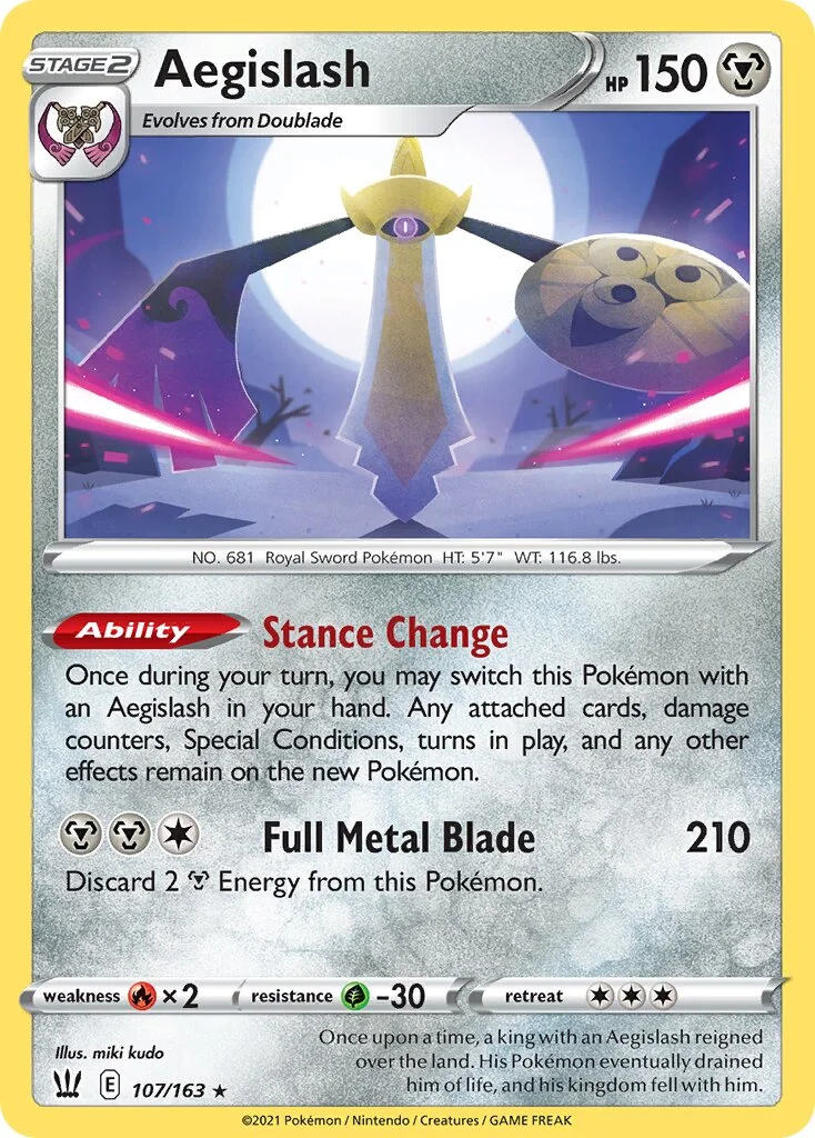 Aegislash 「BST 107/163」「EN」