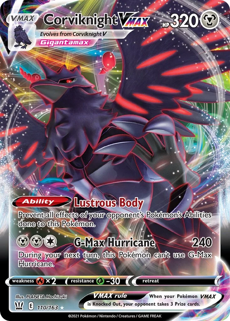 Corviknight VMAX 「BST 110/163」「EN」
