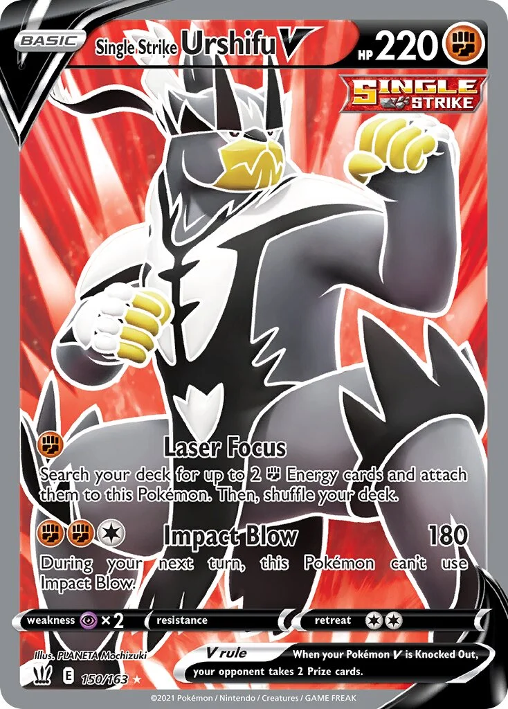 Single Strike Urshifu V 「BST 150/163」「EN」