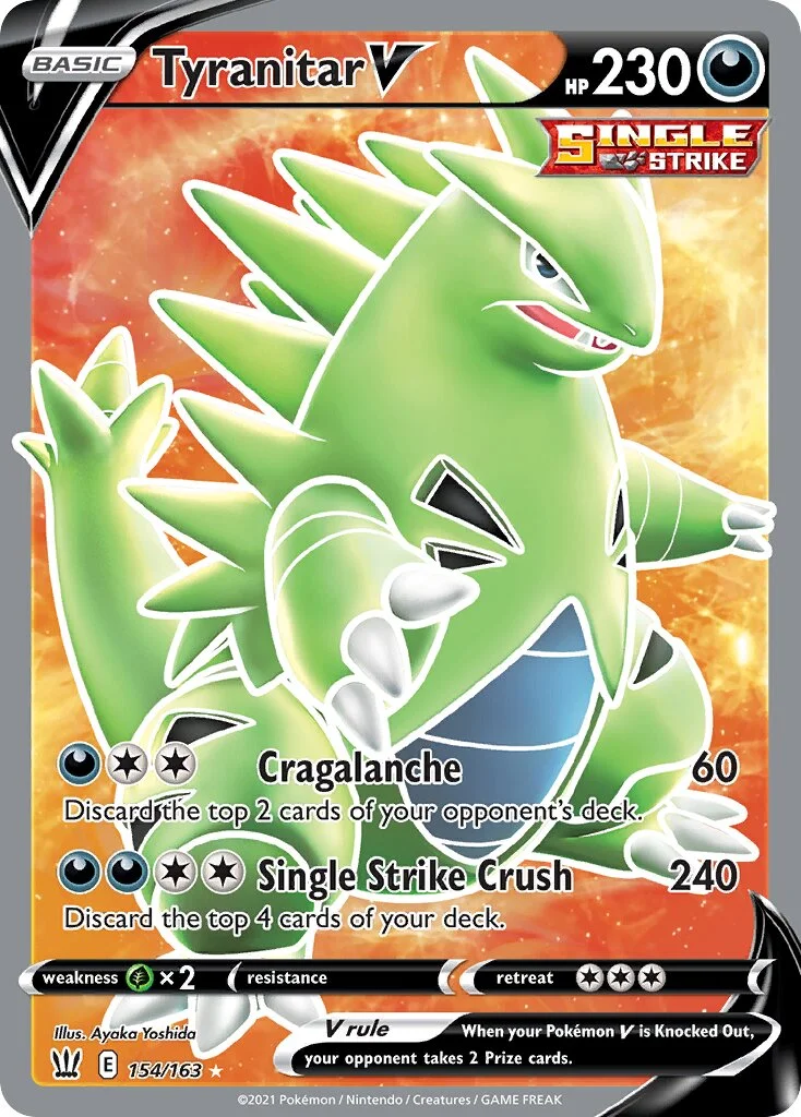 Tyranitar V 「BST 154/163」「EN」