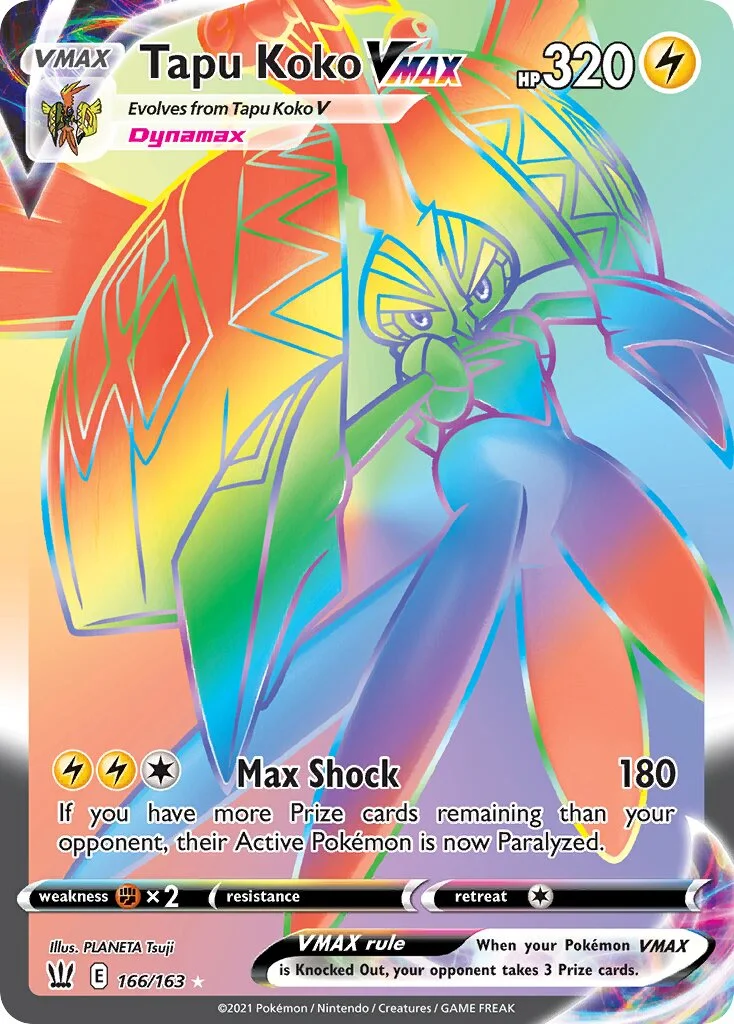 Tapu Koko VMAX 「BST 166/163」「EN」