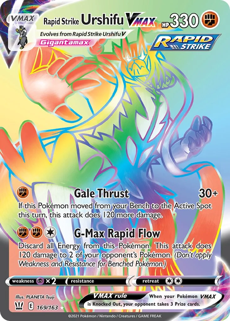 Rapid Strike Urshifu VMAX 「BST 169/163」「EN」