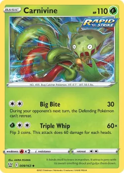 Carnivine #009/163 · Pokémon