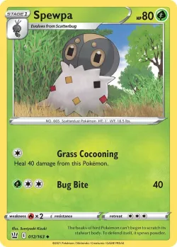 Spewpa #012/163 · Pokémon