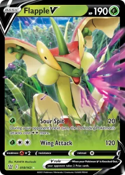 Flapple V #018/163 · Pokémon