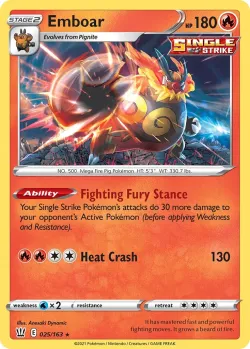 Emboar #025/163 · Pokémon