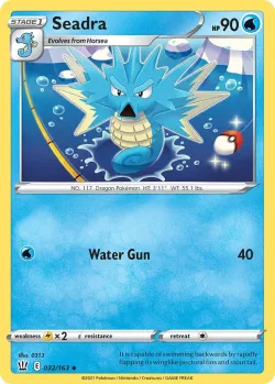 Seadra #032/163 · Pokémon