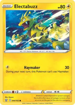Electabuzz #044/163 · Pokémon