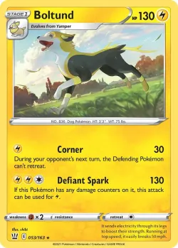 Boltund #053/163 · Pokémon