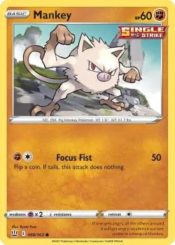 Mankey #066/163 · Pokémon