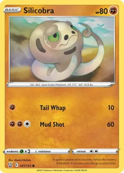 Silicobra #081/163 · Pokémon