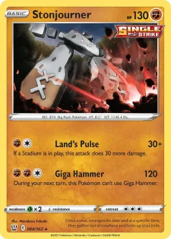 Stonjourner #084/163 · Pokémon