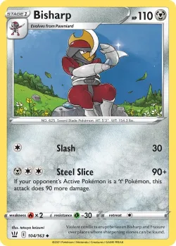 Bisharp #104/163 · Pokémon