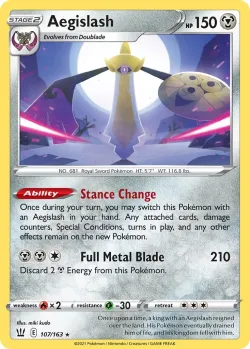 Aegislash #107/163 · Pokémon