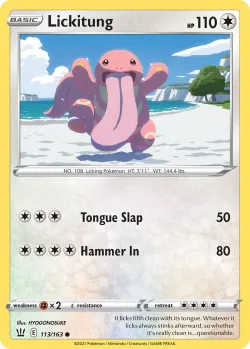 Lickitung #113/163 · Pokémon