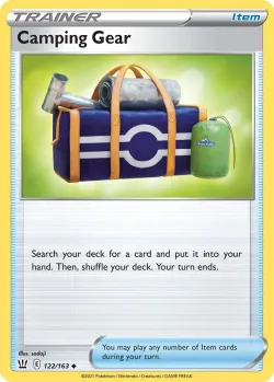 Camping Gear #122/163 · Pokémon
