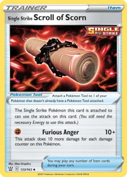 Single Strike Scroll of Scorn #133/163 · Pokémon