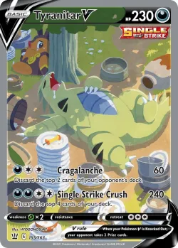 Tyranitar V #155/163 · Pokémon