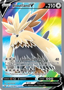 Stoutland V #157/163 · Pokémon